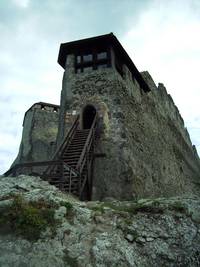 Aufgang zur äußeren Burg der Zitadelle Visegrád